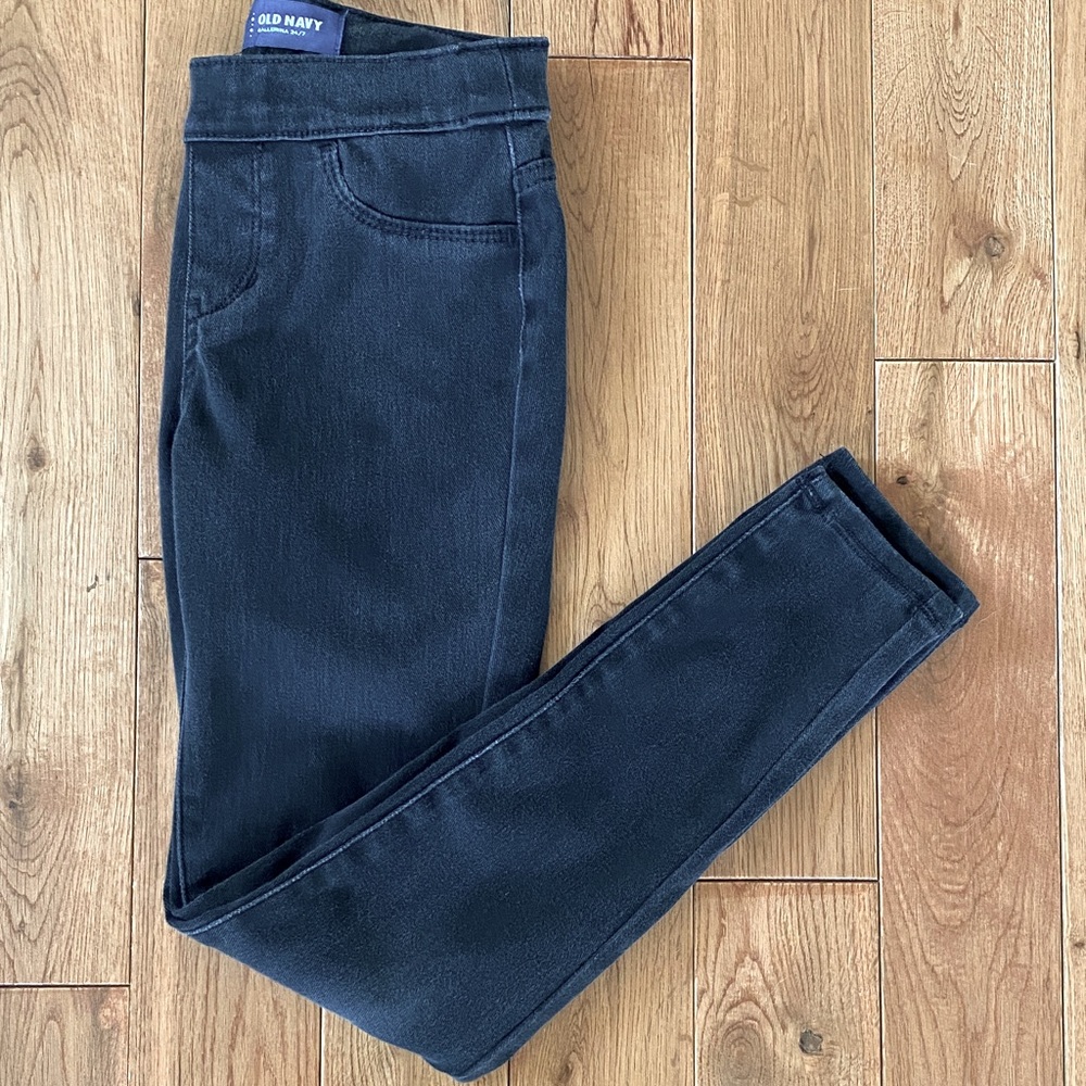 Old Navy Girls Black JEGGINGS